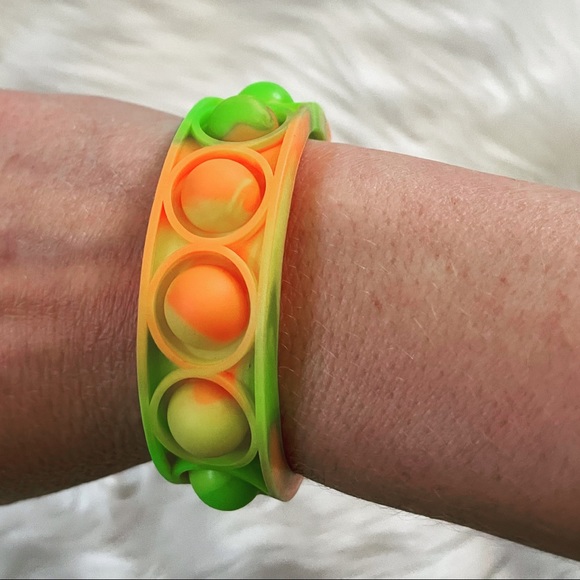 Neon Fidget Pop Sensory Bracelet - Picture 2 of 5